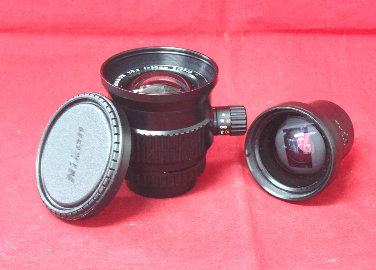 Nikon UW-NIKKOR 20mm F2.8 + DF-12水中ファインダーセット NIKONOS用 ニコン 水中専用ワイドレンズ