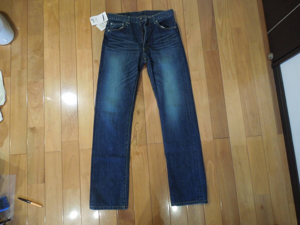 UNITED ARROWS ユナイテッドアローズ　デニム　ジーンズ　セルビッチ　チェーンステッチ　藍染　W30インチ