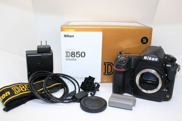 ■新品同様/シャッター数565枚■ニコン Nikon D850 デジタル一眼レフカメラ ボディ Digital SLR camera Body #Z6701