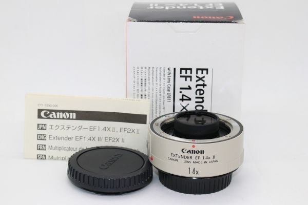 ■新品同様品/元箱付き■キヤノン Canon エクステンダー EXTENDER EF 1.4x II 2型 #Z6795