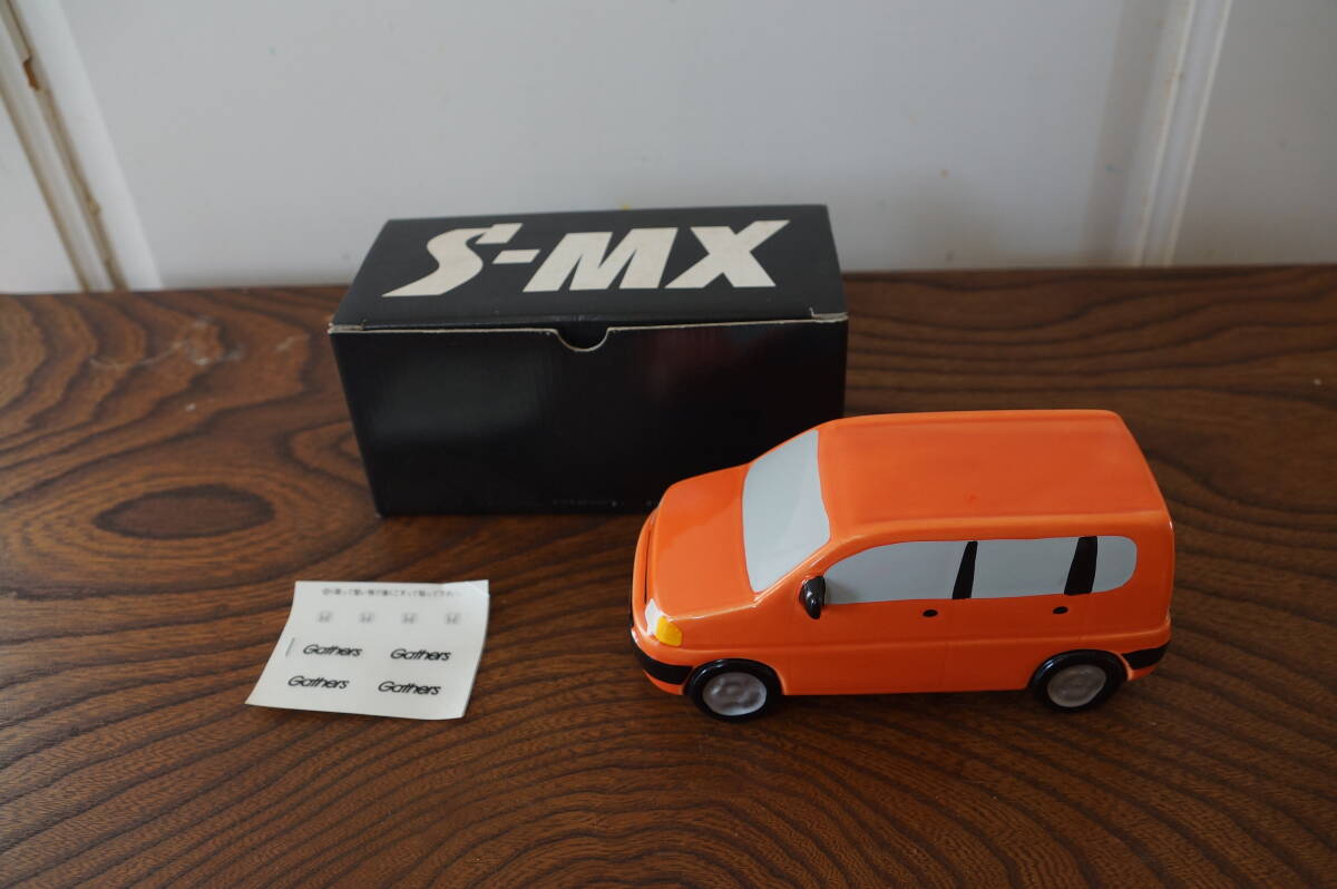 稀少・陶器製　ミニカー　ホンダ　HONDA 　S-MX　車体貼り付け用シート付　サイズ　全長約１６ｃｍ、幅約７ｃｍ、高さ約７ｃｍ