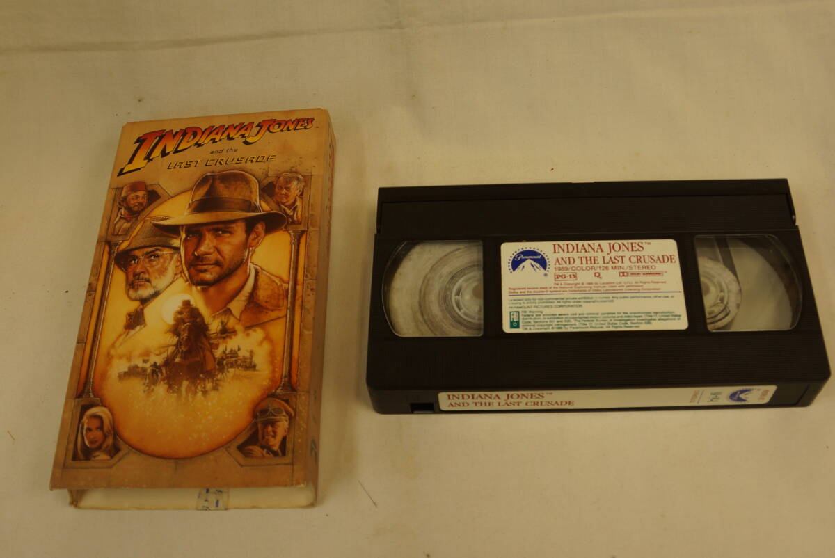 VHSビデオ　インディジョーンズ　アメリカでの購入品　英語のみ