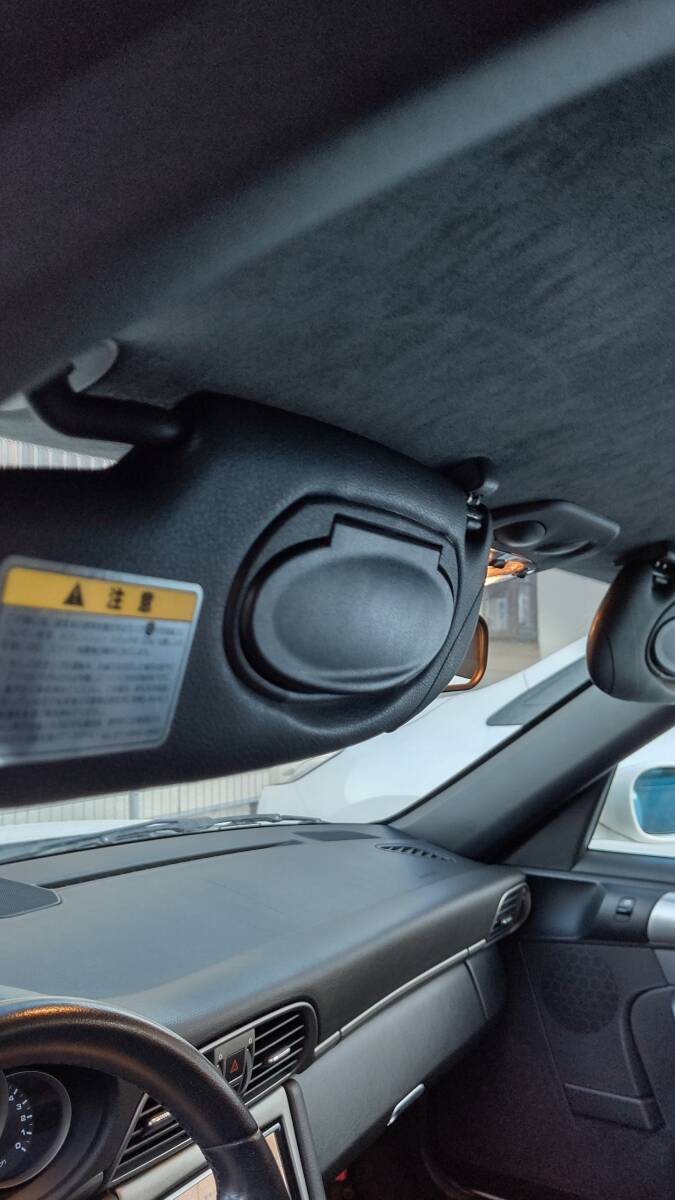 PORSCHE ポルシェ サンバイザー ミラーカバー 純正同等品 911 996 997 ケイマン ボクスター 986 987 2個セット