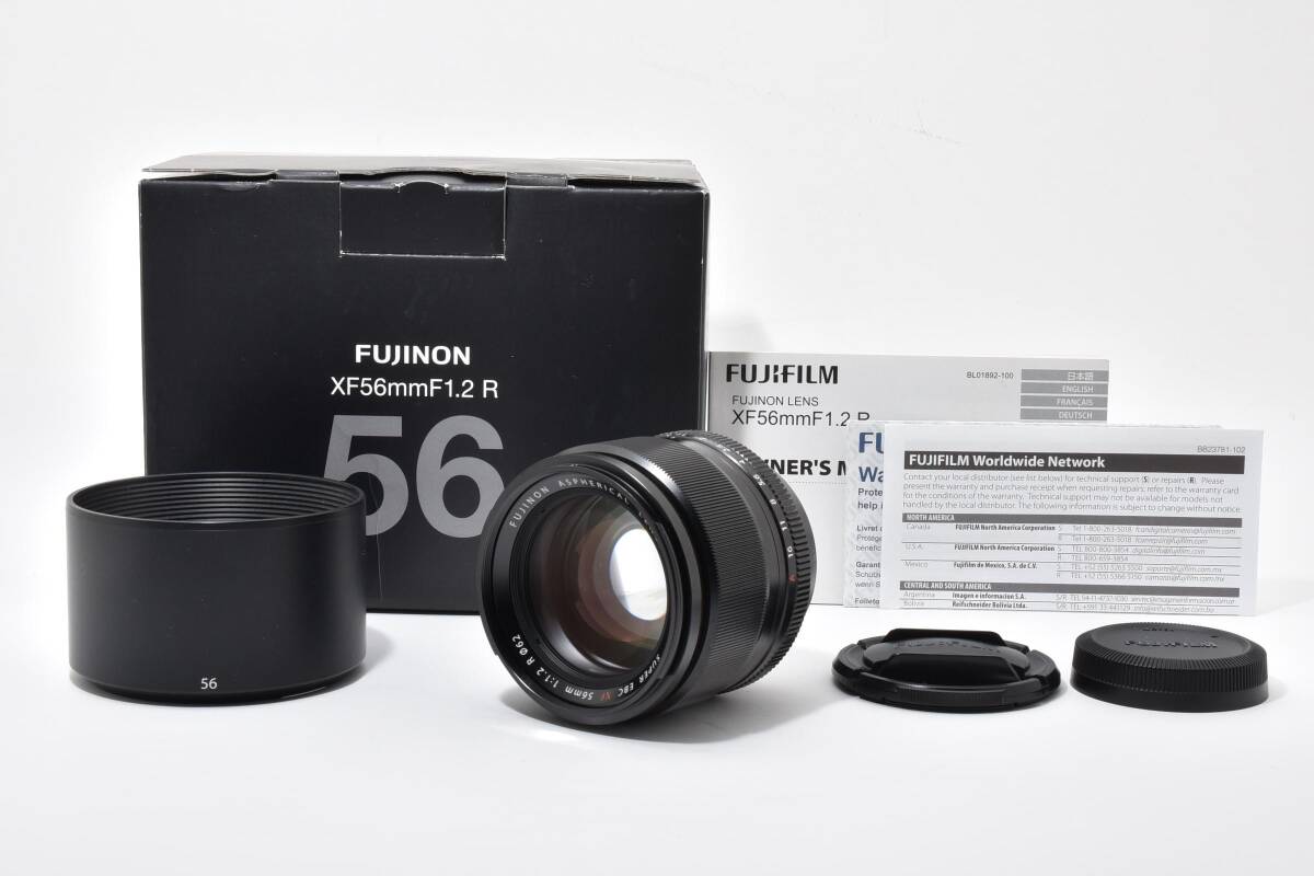 【元箱付き】 FUJINON フジノン XF 56mm F1.2 R カメラ レンズ #11205