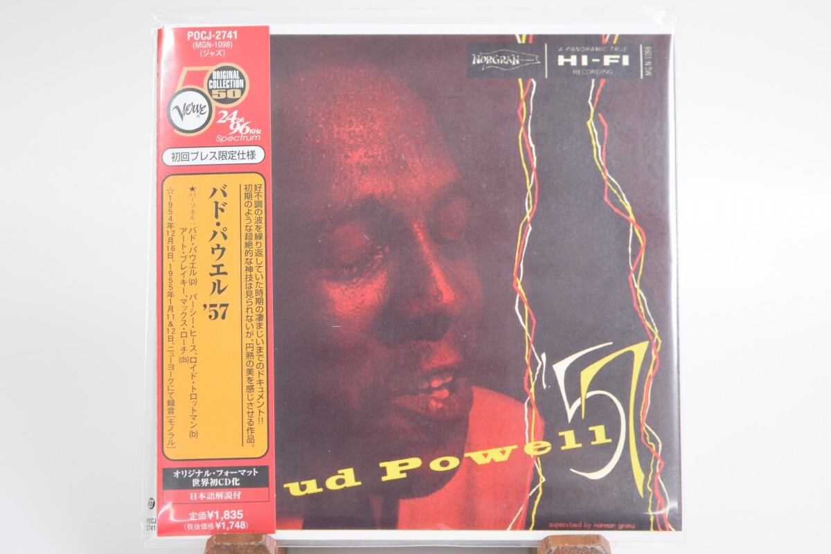 未開封 帯付 バド パウエル Bud Powell ’57 CD 紙ジャケット POCJ-2741 初回プレス 限定 ジャズ JAZZ 音楽 RS-182H/715