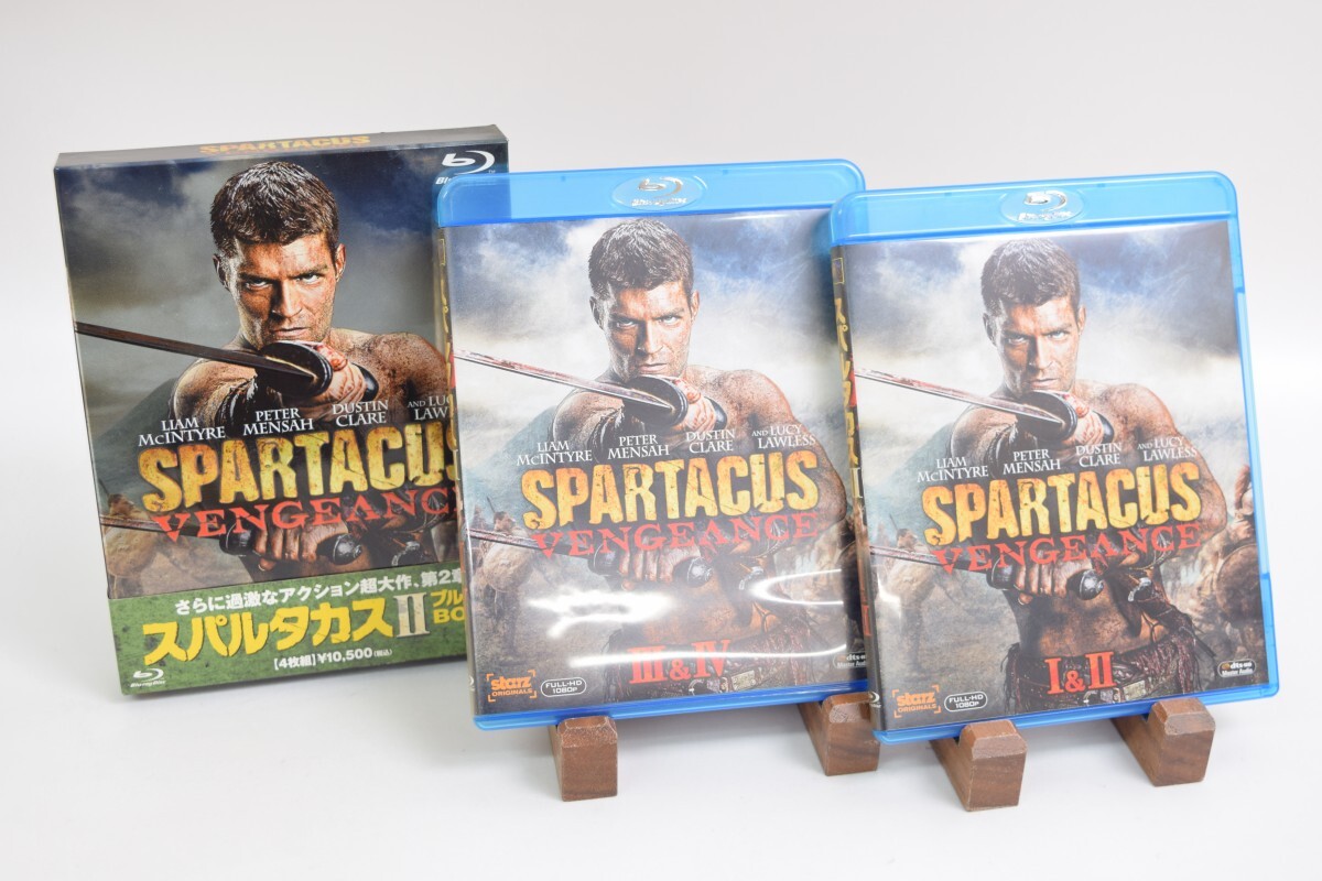 動作品 ブルーレイ スパルタカス II サム ライミ ロブ タパート Blu-ray BOX ボックス 全4枚揃 セット アクション 海外 ドラマ RS-107H/634