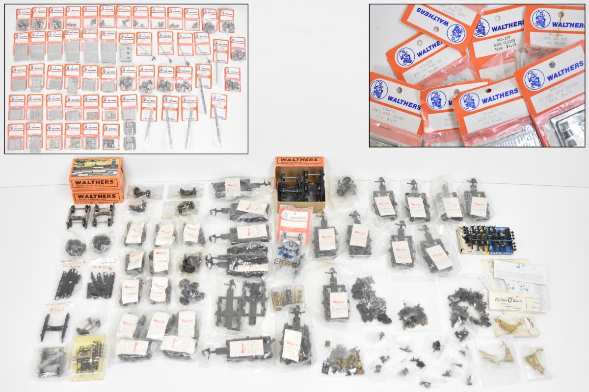 大量 未使用 Oゲージ 天賞堂 WALTHERS 車輪 ドア 鉄道模型 部品 パーツ 6.8kg まとめ ウォルサーズ 扉 HOゲージ 車両 国鉄 RT-66S/215