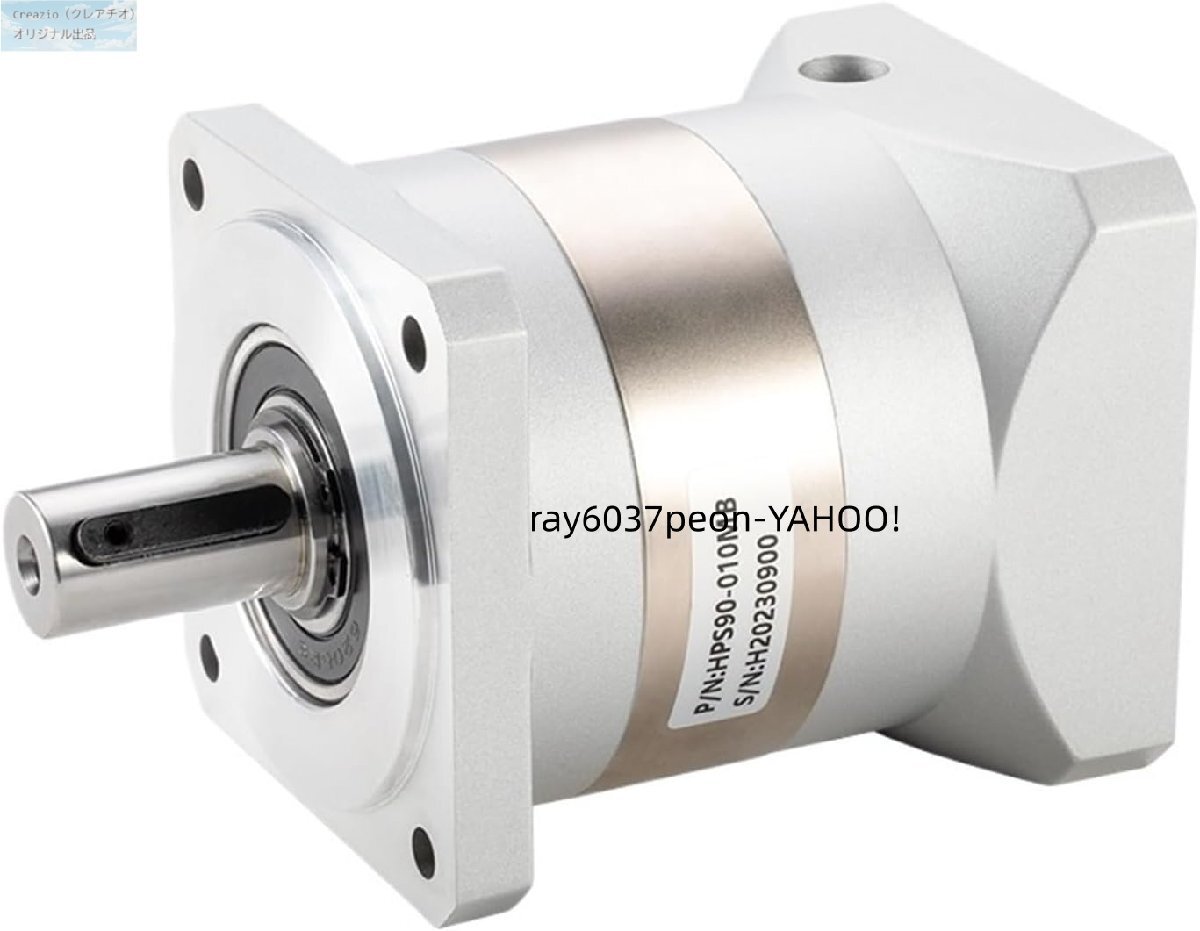 DCギヤードモーター用 NEMA34対応 遊星ギアボックス 減速比10:1／入力軸14mm／高トルク・低速対応