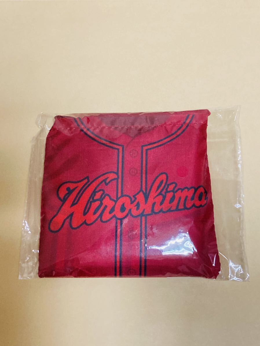 ■新品■広島東洋カープ ユニフォーム柄エコバッグ (ビジター)■匿名配送対応：送料185円～