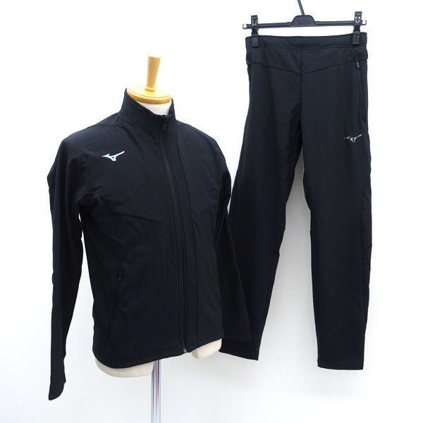 ★ ミズノ セットアップ テックシールド ジャージ パンツ ブラック S 32MCA552 (0220547286)