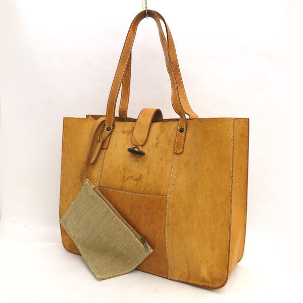 ■ ブリー トートバッグ ワンショルダー レザー キャメル (0990015131)