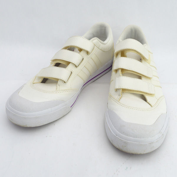 ★ アディダス BRASIC 3 VELCRO ベーシック 3 ベルクロ ホワイト 26cm G62228 (0220542710)
