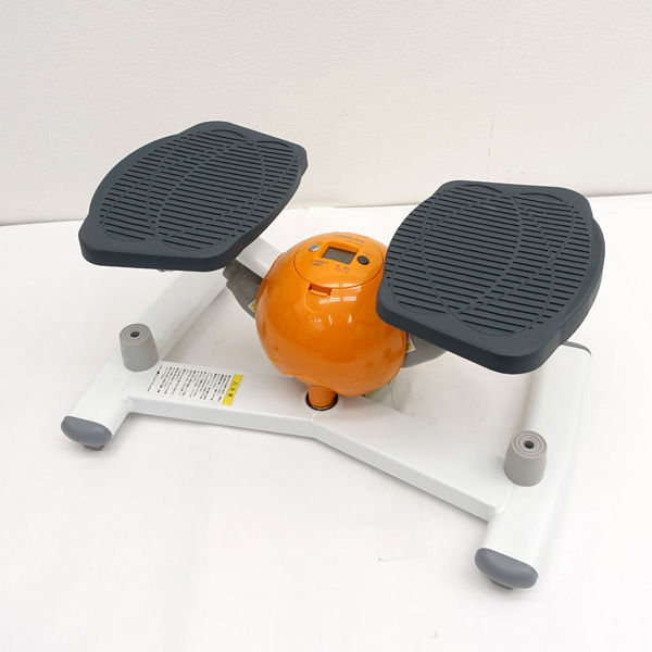 ★ AEROLIFE エアロライフ ステッパー ホワイト×オレンジ 中古品 健康器具 健康マシン (0220549044)