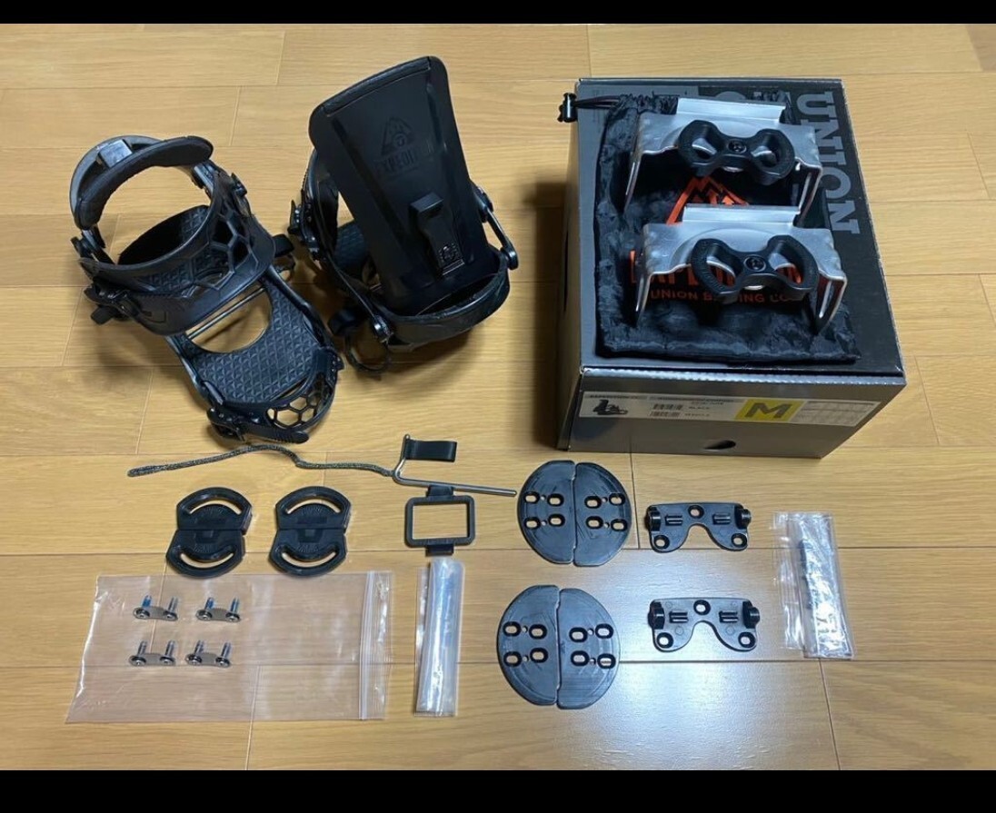 UNIONユニオン　スプリットボードビンディング　サイズM　クランポン付き　