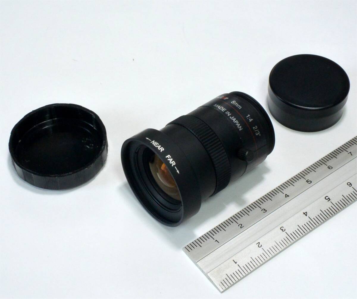 ★ Computar　Cマウント レンズ M0840-MPW2-R　8mm F4.0　2/3”　5メガ　耐振動・耐衝撃　FA産業用　TV LENS　ニコン１で （送料440円～）