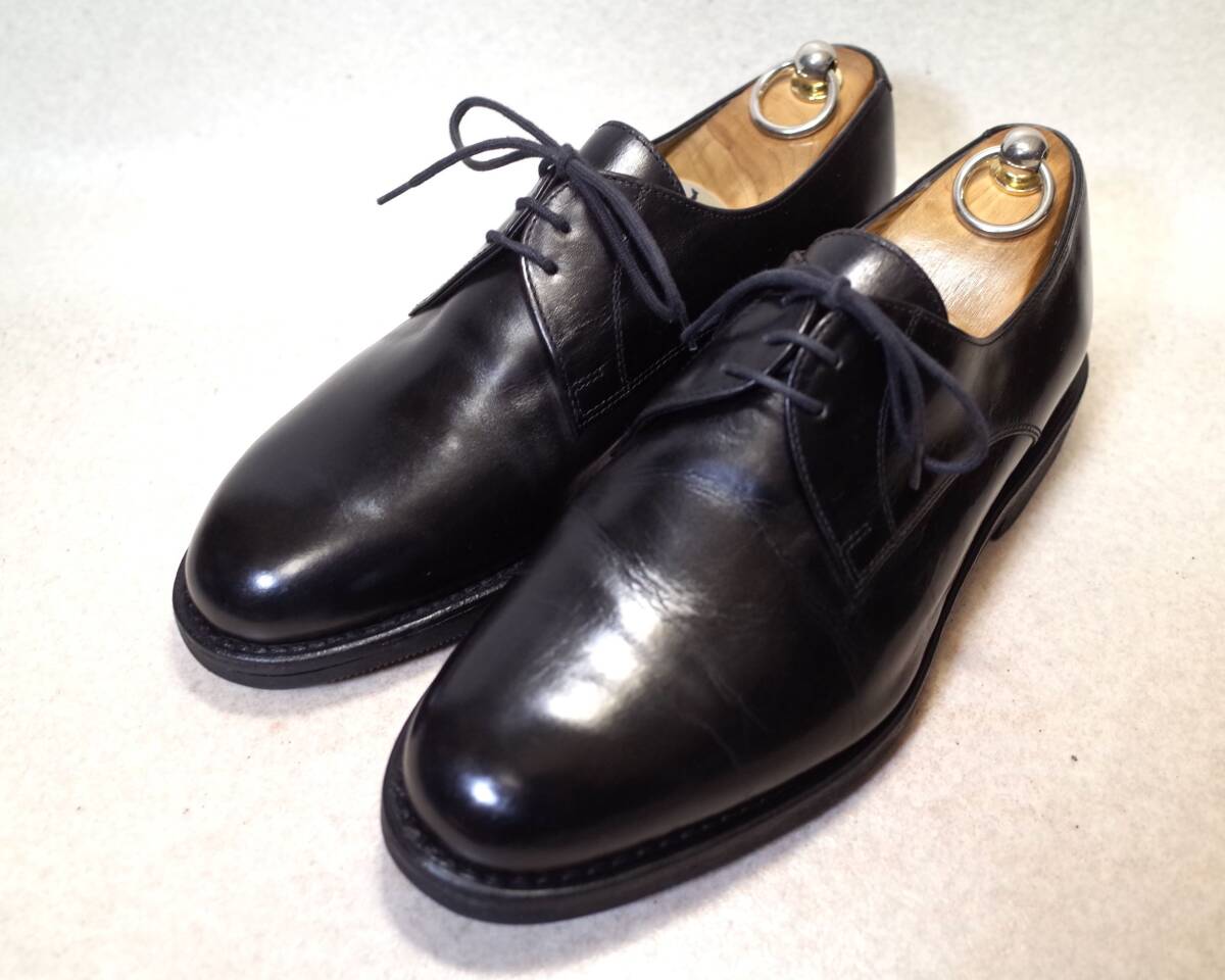 【即決価格落札で送料無料】5729■ARGUEYROLLES■フランス軍オフィサーシューズ/プレーントゥ/サービス/グッドイヤーウエルト/26.5cm■