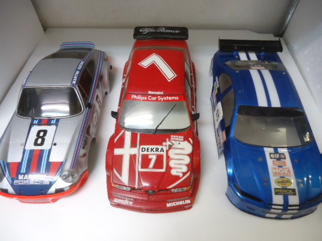 当時物 アルファロメオ ★ ポルシェ マルティーニ 他 ラジコン ボディ ジャンク 現状品 セット