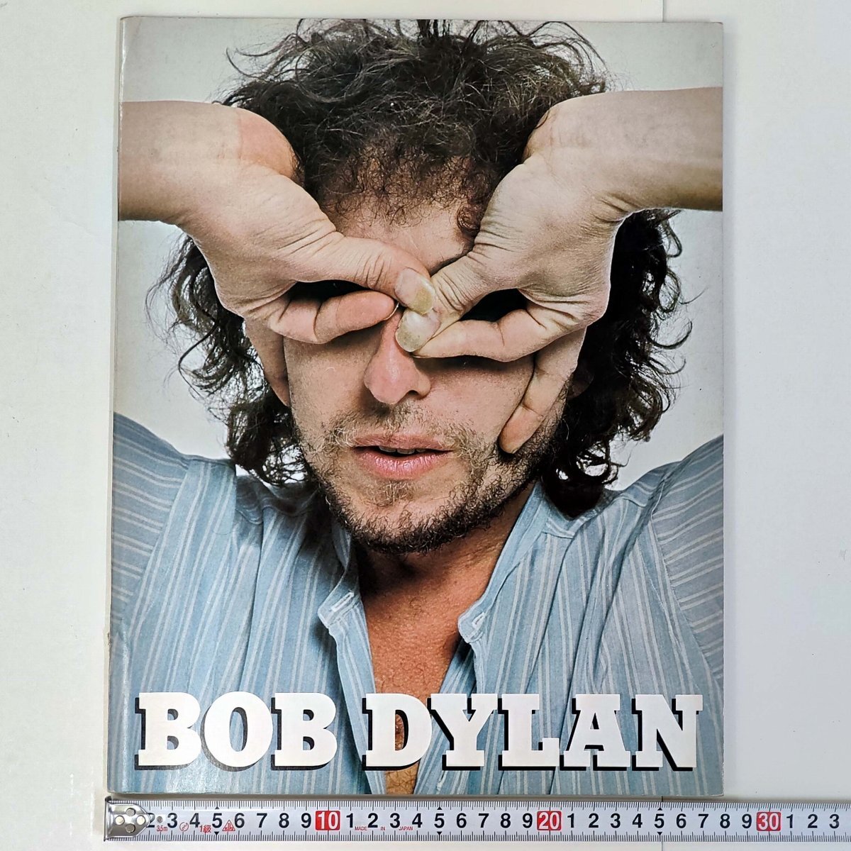 ボブ・ディラン 1978年 日本公演 FAR EAST TOUR 1978 パンフレット★BOB DYLAN 35.5×28cm 32ページ★中古 経年品