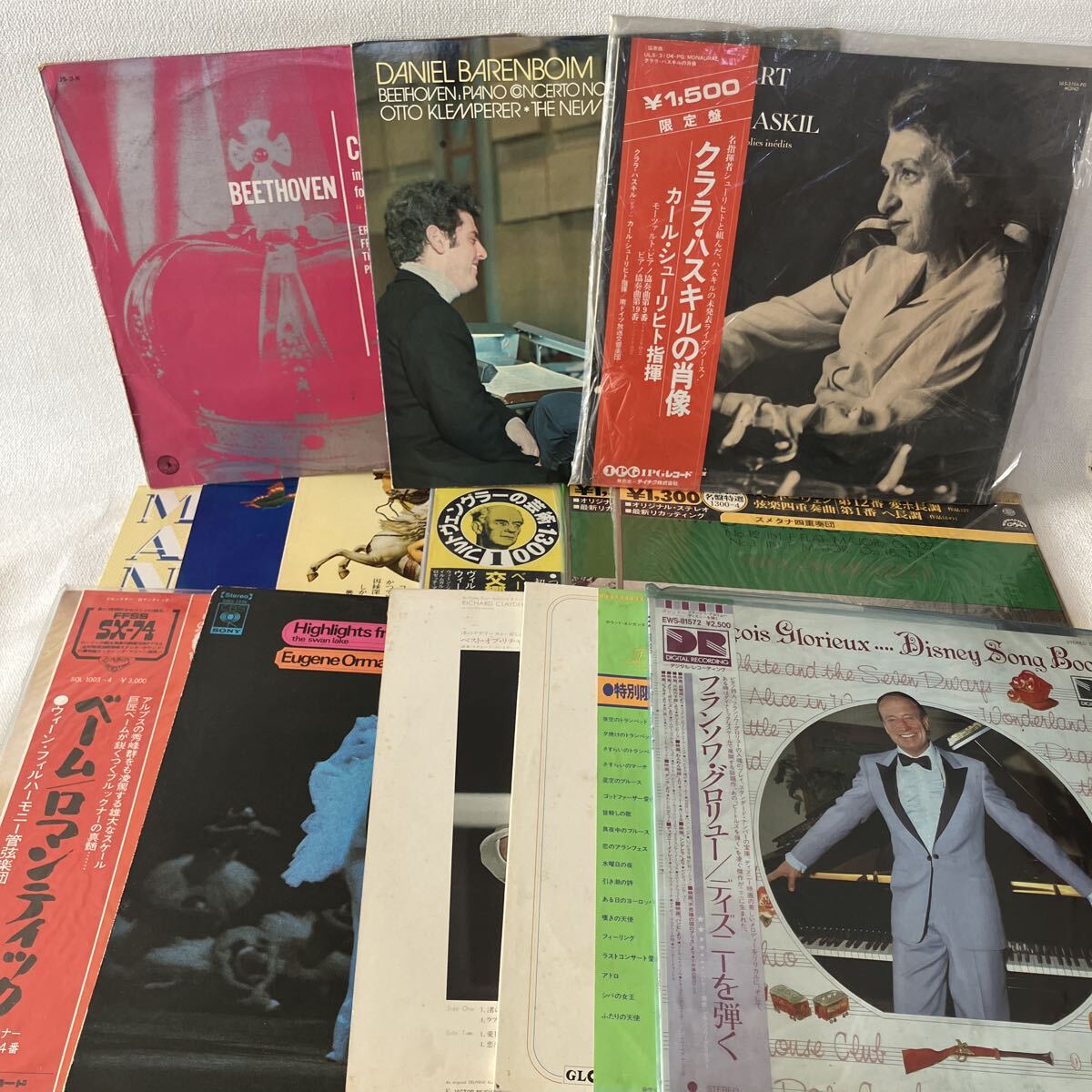 c520 80 昭和レトロ LP レコード まとめて 大量セット クラシック 楽器 ニニロッソ ベーム ベートーヴェン フランソワグロリュー 汚れ有り