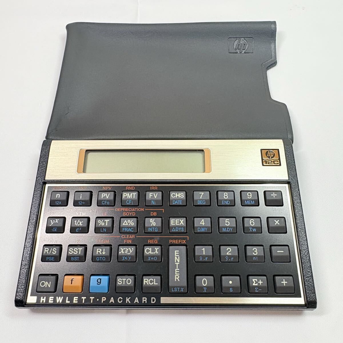 ヒューレット・パッカード　HP12C 金融電卓　ローン電卓　動作品　良品　カバー付き