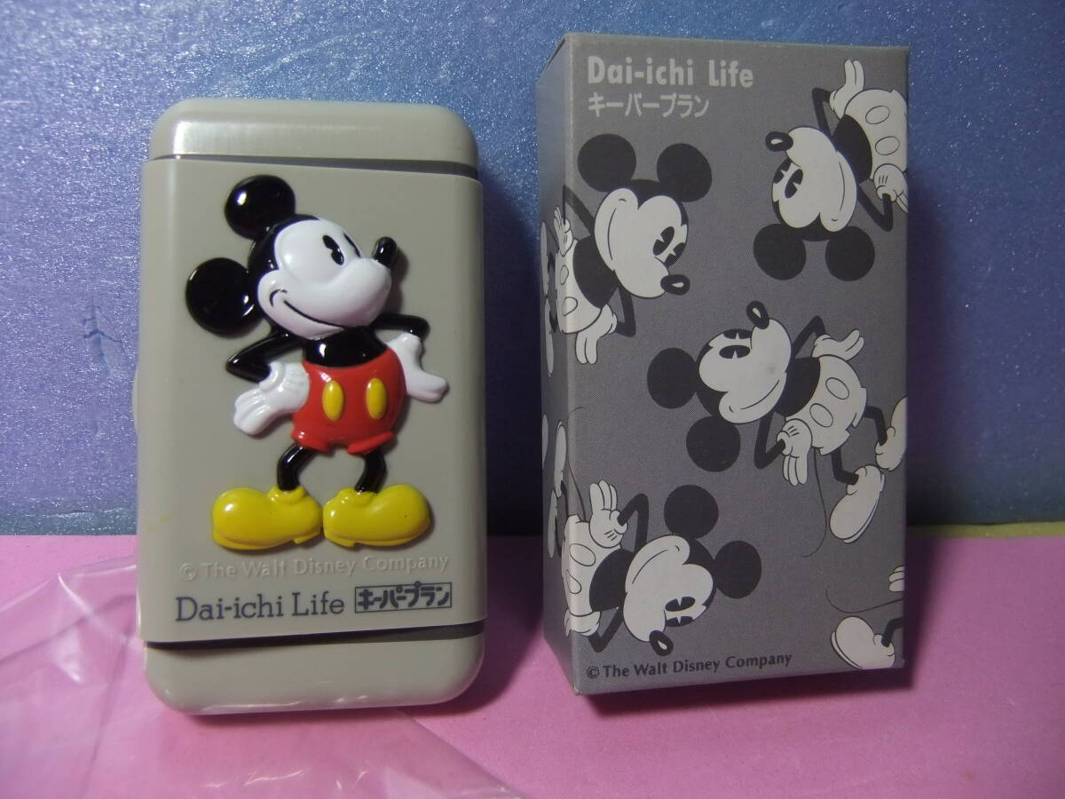 ディズニー　Disney　ミッキーマウス　Mickey　第一生命　印鑑ケース　1個　レトロ　ビンテージ　ハンコ　判子　印鑑