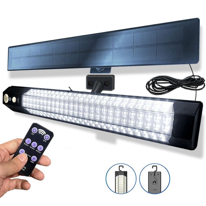 158LED ソーラーライト センサーライト 分離型 6Mコード 防犯 防災 防水 屋外 玄関 駐車場 庭 自動点灯 省エネ