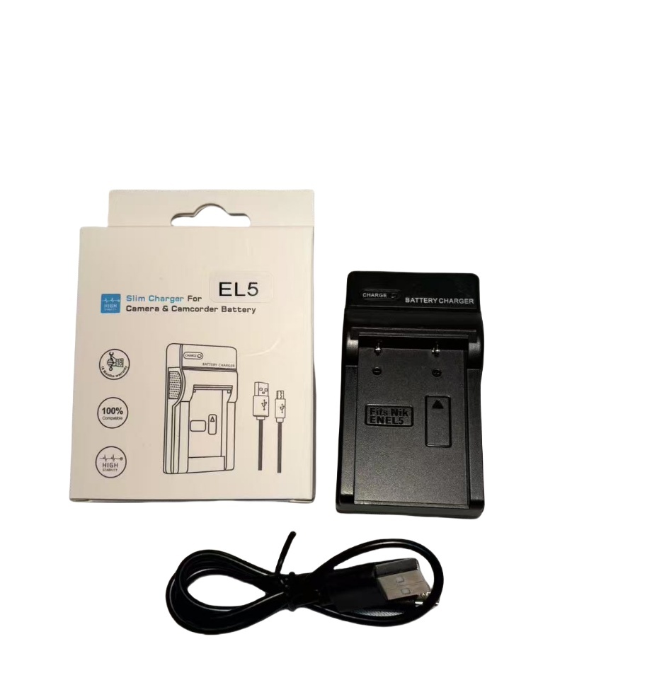 USB充電器 1ニコン/NIKON EN-EL5 Coolpix P80 P510 S10 Coolpix 5200 5900 7900 E5200 E5900 E7900 P90 P100 P520 P530 P5000 P5100 P6000