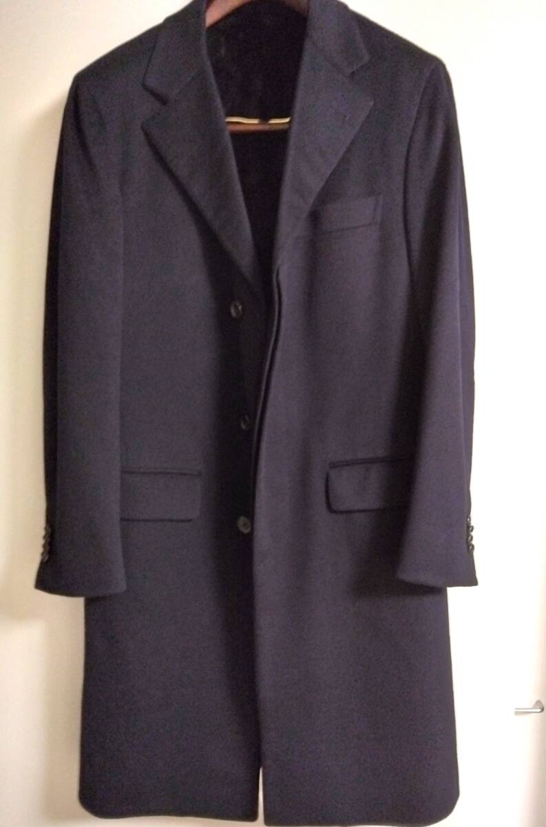 Eddy Monetti チェスターコート　48　毛皮ライナー　極美品