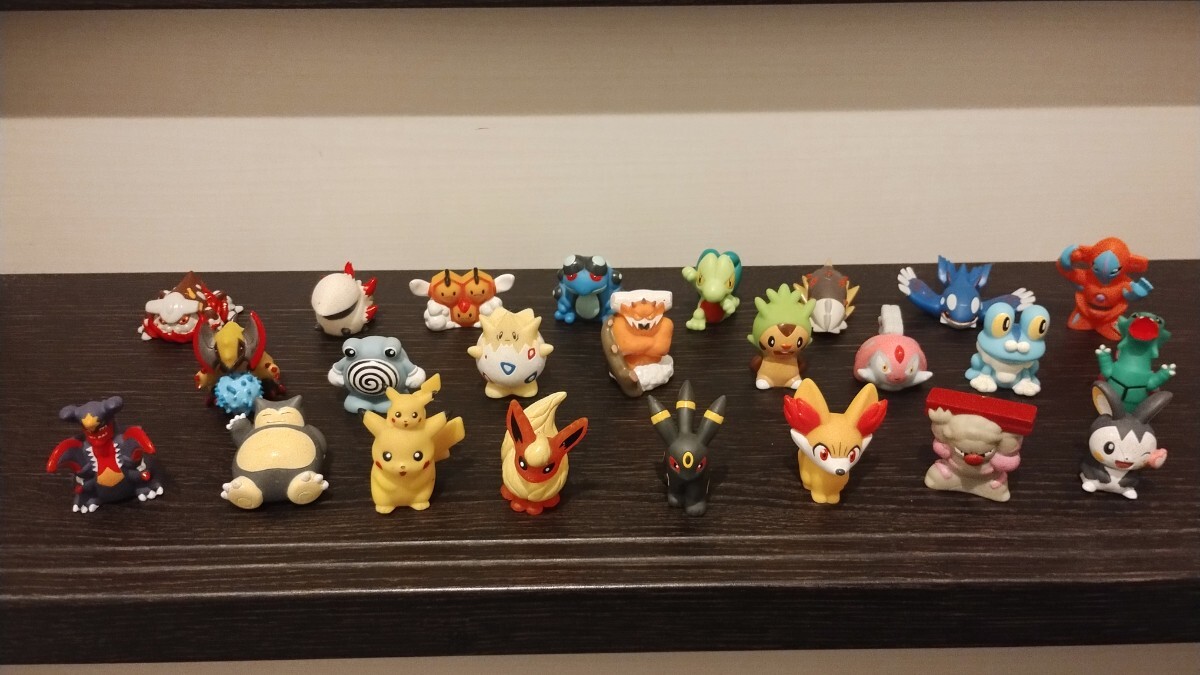 【送料無料】ポケットモンスター ポケモンキッズ フィギュア 指人形 当時物 24種類 クリアあり ①