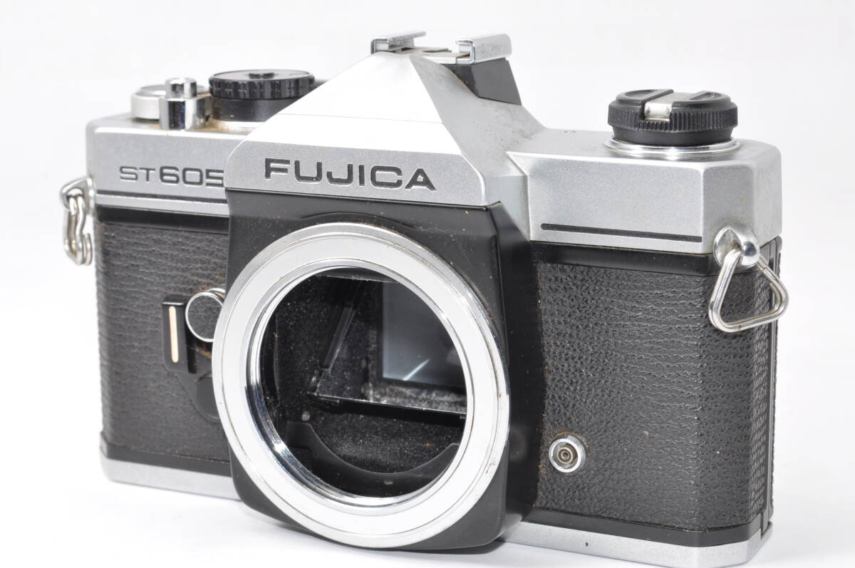 稀少カメラ フジカ FUJICA ST605 シルバー ボディ ♯A8028