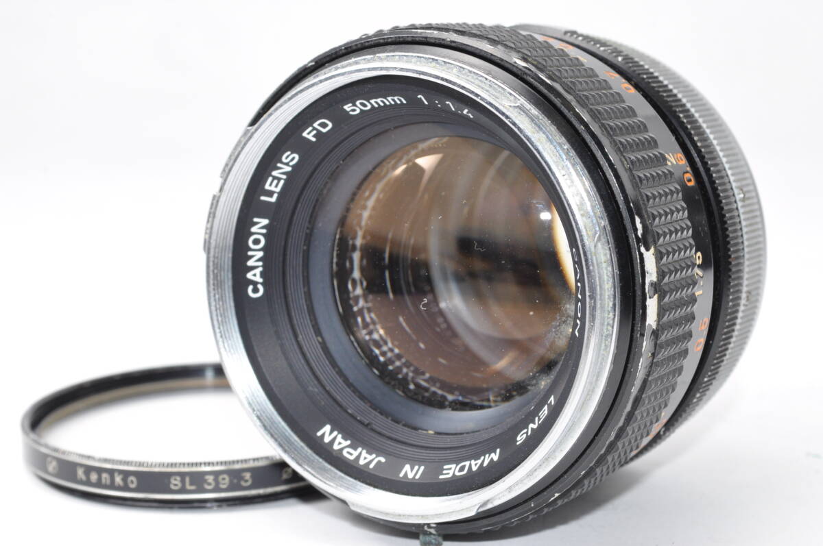 難あり品 キャノン CANON FD 50mm F1.4 ♯A8079