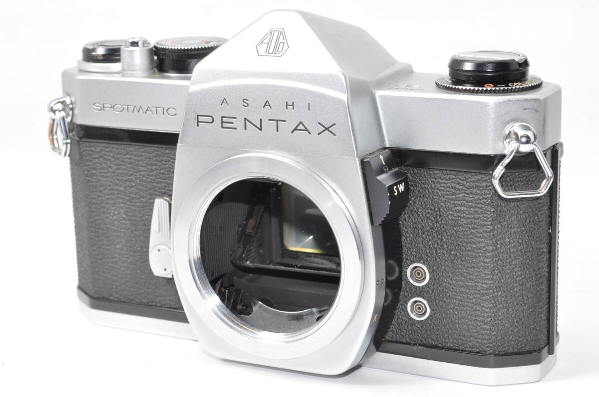 動作品 ペンタックス PENTAX SPOTMATIC シルバー ボディ ♯A8105