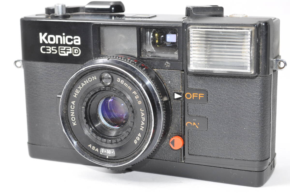 現状品 コニカ KONICA C35 EF D コンパクトフィルムカメラ ♯A8111