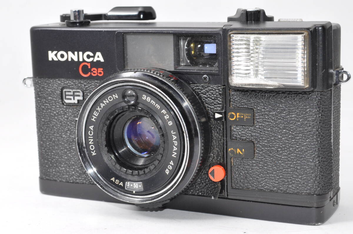 ジャンク扱い コニカ KONICA C35 EF 38mm F2.8 ♯A8125