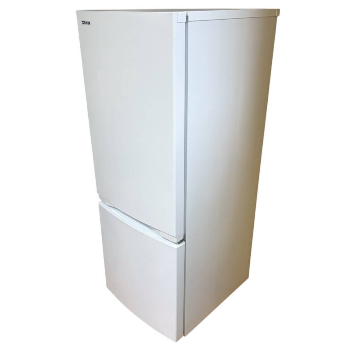 【関東一円送料無料】東芝/TOSHIBA 2ドア冷蔵庫 冷凍冷蔵庫 GR-T15BS 2022年製 153L(冷蔵:110L/冷凍:43L) セミマットホワイト /D3989