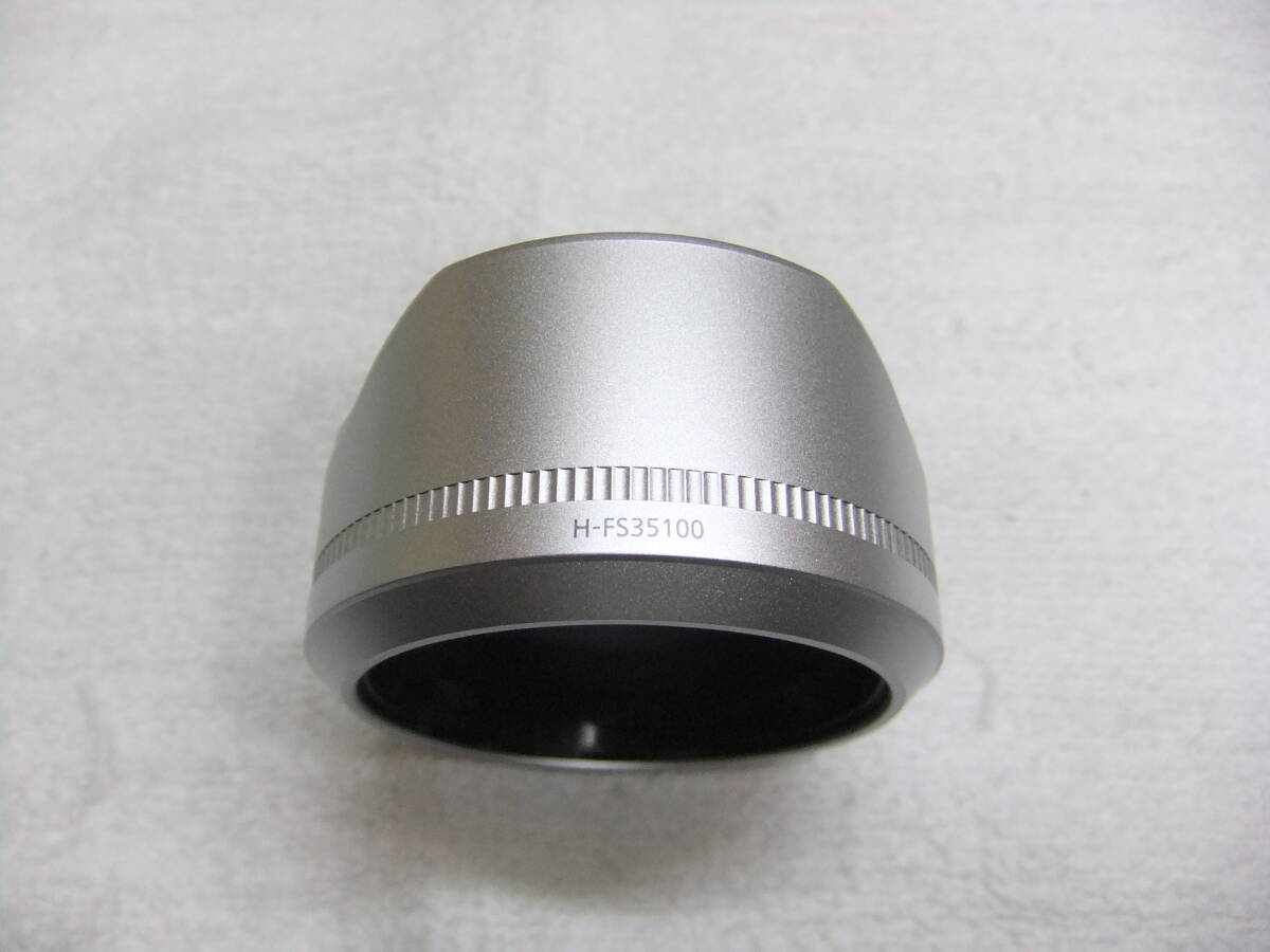 純正 パナソニック Panasonic H-FS35100 G VARIO 35-100mm F4.0-5.6 ASPH.MEGA O.I.S. シルバー用 フード 送料290円