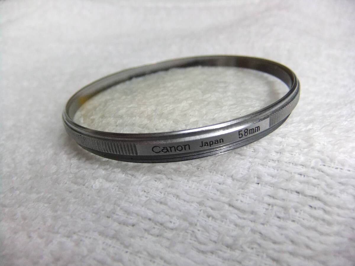 純正 CANON キヤノン 58mm SL39.3C フィルター 送料140円