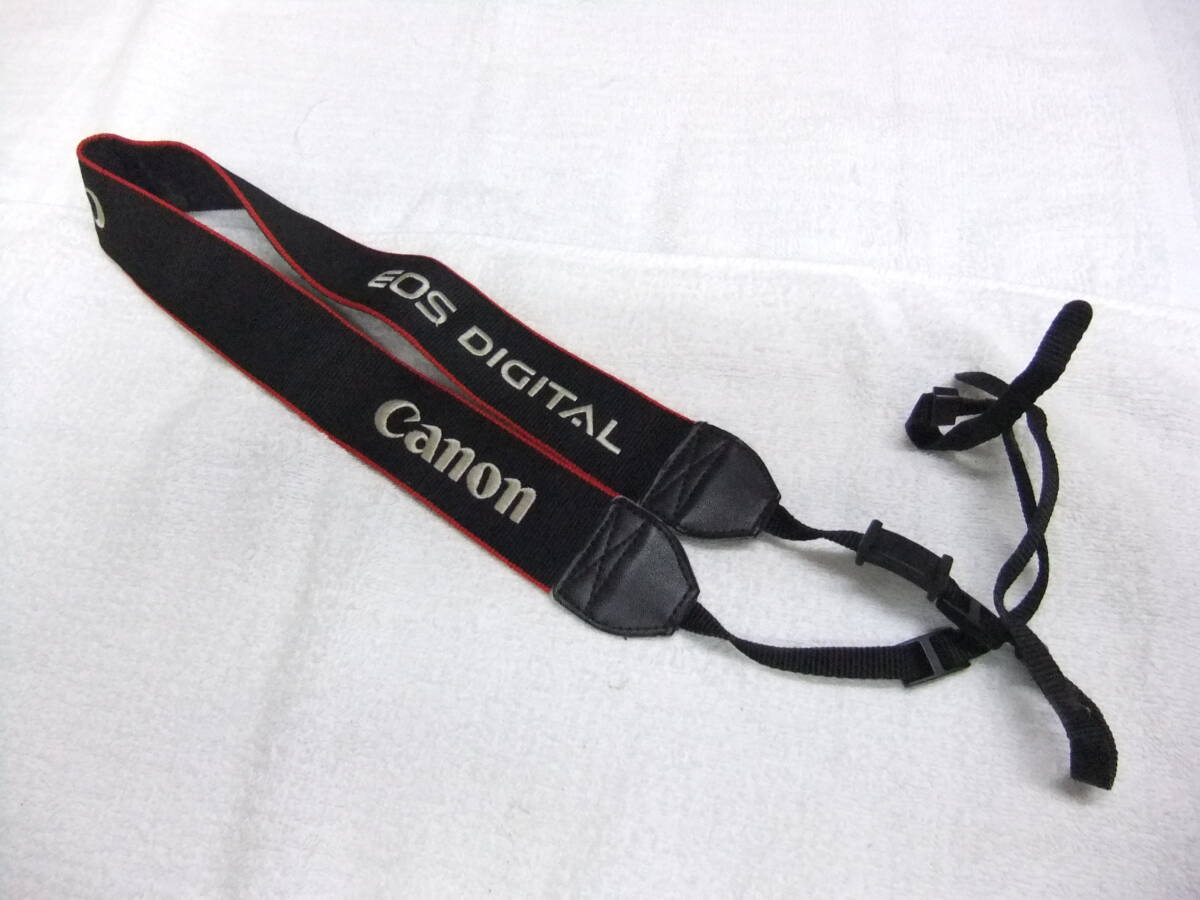純正 Canon ストラップ EOS DIGITAL 黒 赤 白 キヤノン 送料260円 ①