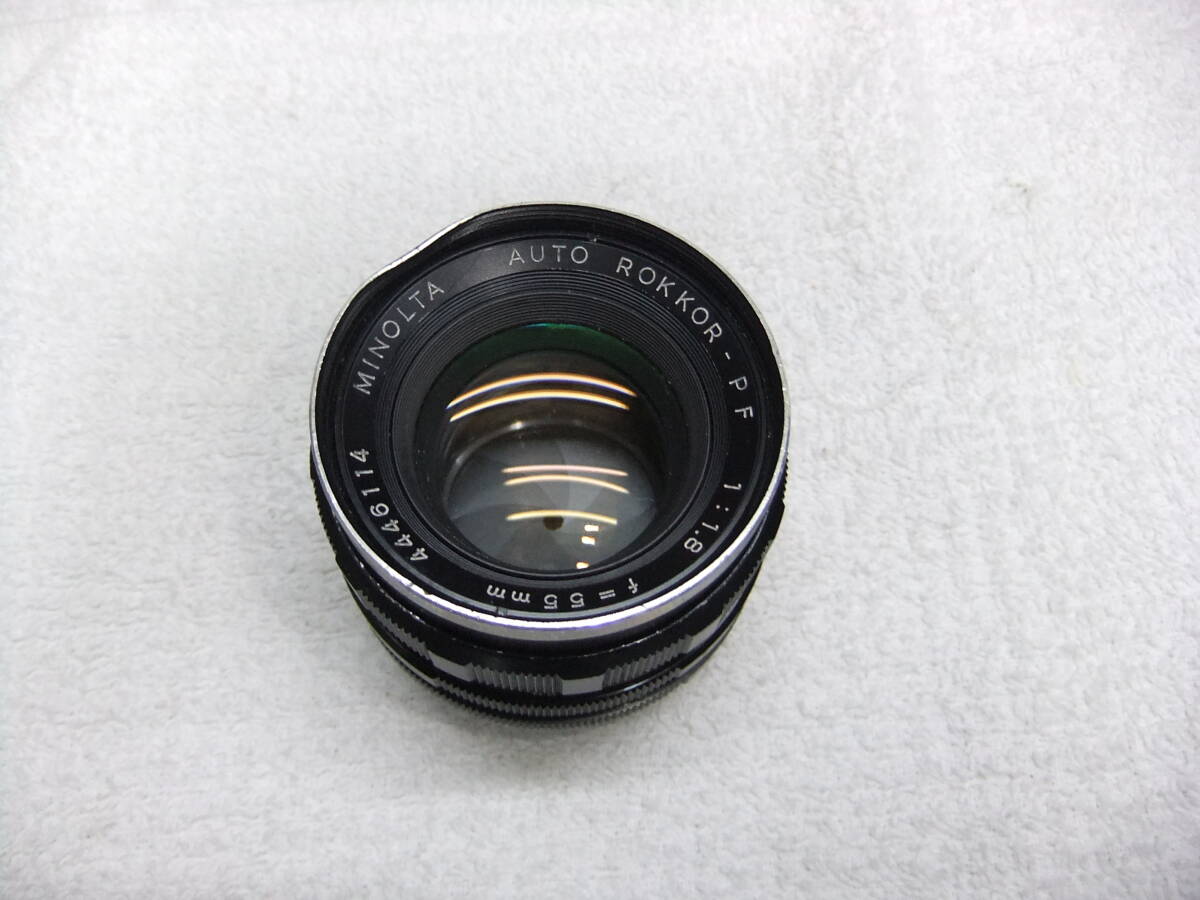 そ18K MINOLTA ミノルタ AUTO ROKKOR-PF 55mm F1.8 MF わけあり