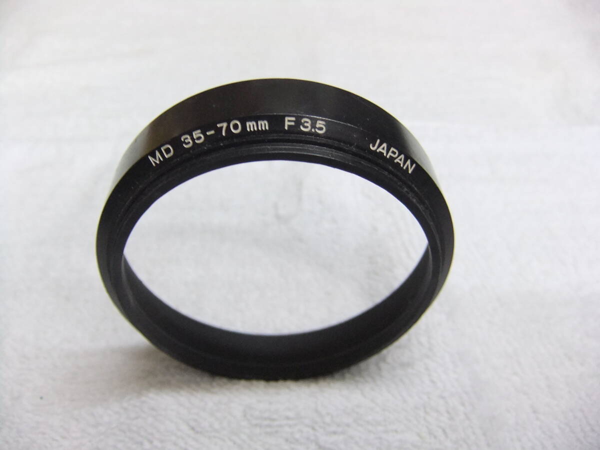 純正 ミノルタ MINOLTA MD 35-70mm F3.5 レンズフード 送料260円