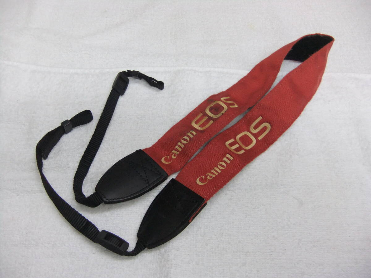 純正 Canon ストラップ EOS 赤(レッド) 金(ゴールド) キヤノン 送料260円
