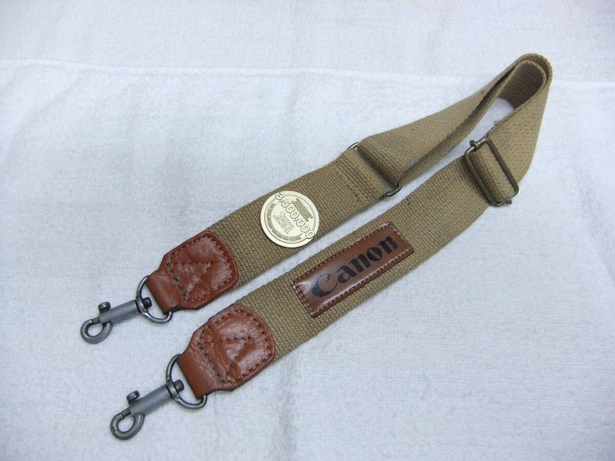 純正 キヤノン CANON ストラップ strap Canon AE-1 世界販売台数 3,500,000台記念 送料260円