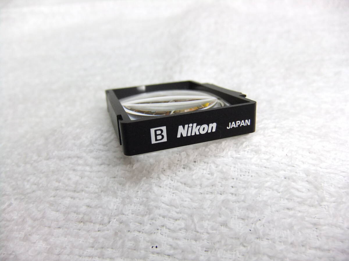 希少 レア 純正 NIKON ニコン フォーカシングスクリーン B型 F4用 現状 送料140円