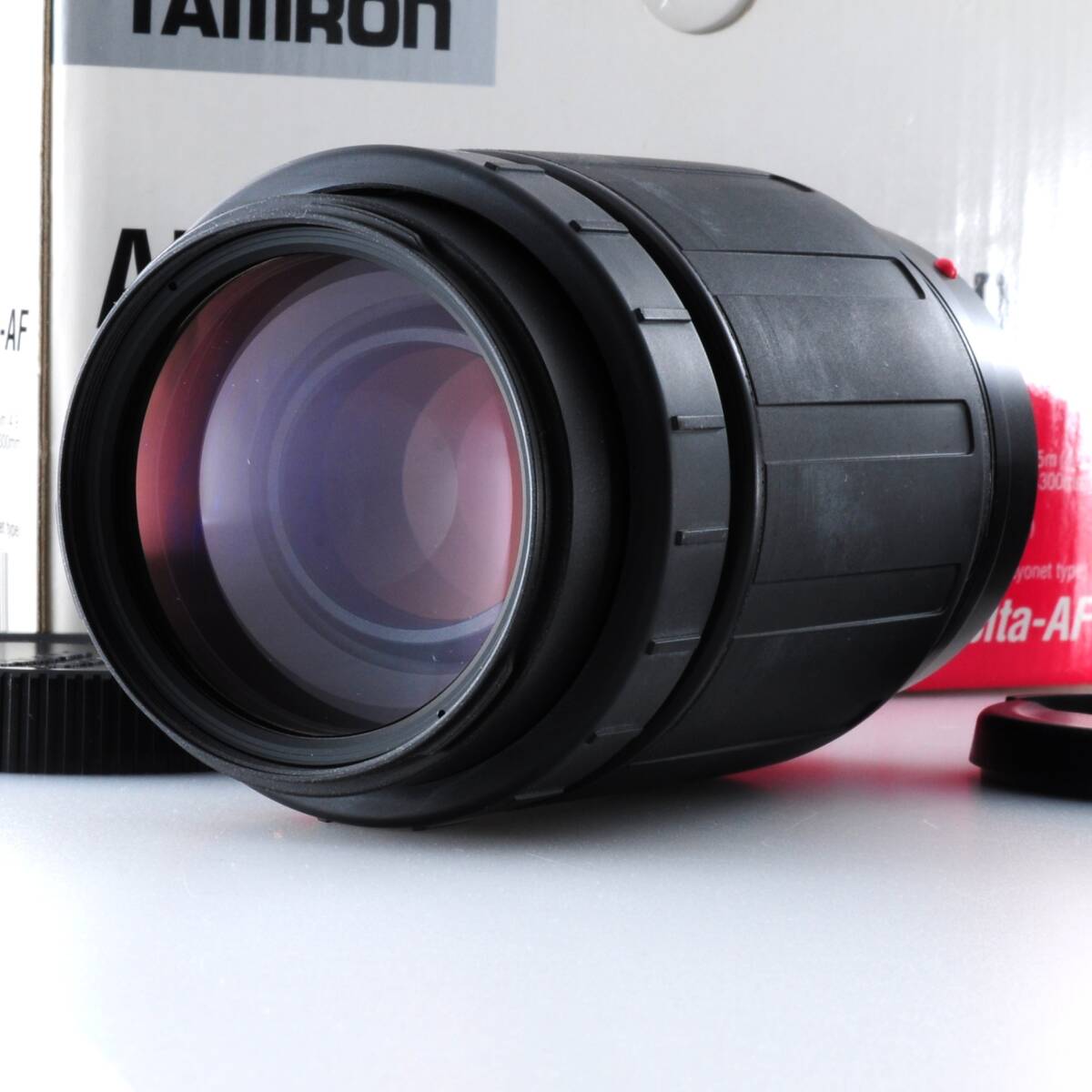 ごく薄っすらくもりありお値引き価格【タムロン】TAMRON AF 70-300mm F4-5.6 LD 望遠 取扱説明書付き ミノルタソニーαマウント #R591