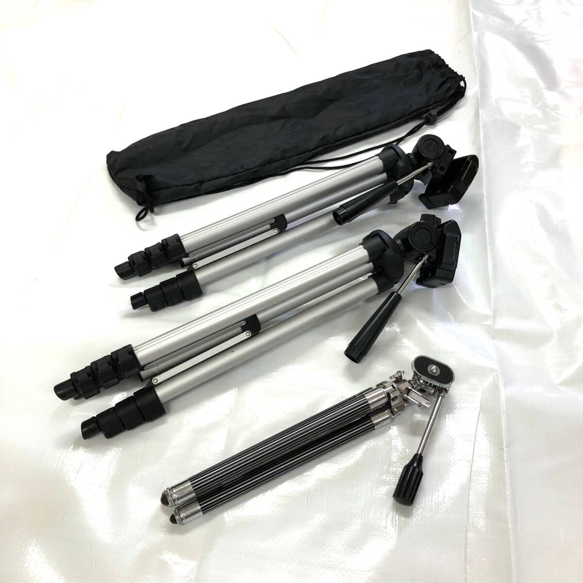 1円セール【まとめ】三脚 3台セット カメラ用アクセサリー #R797c