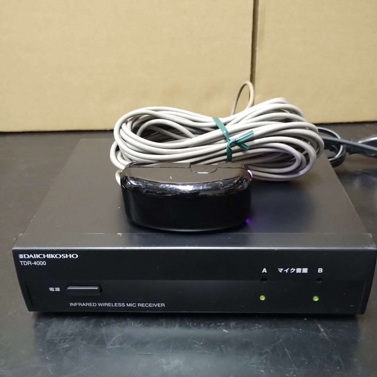 O3 第一興商 BMB エクシング　2MHz帯 赤外線レシーバーセンサーセット TDR-4000 TDS-N10 中古 点検動作品 TDM-600/700 WM-600/610/620/700