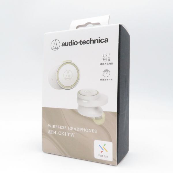 イヤホン◆audio-technica オーディオテクニカ ATH-CK1TW ワイヤレス 未使用品●AS8755■