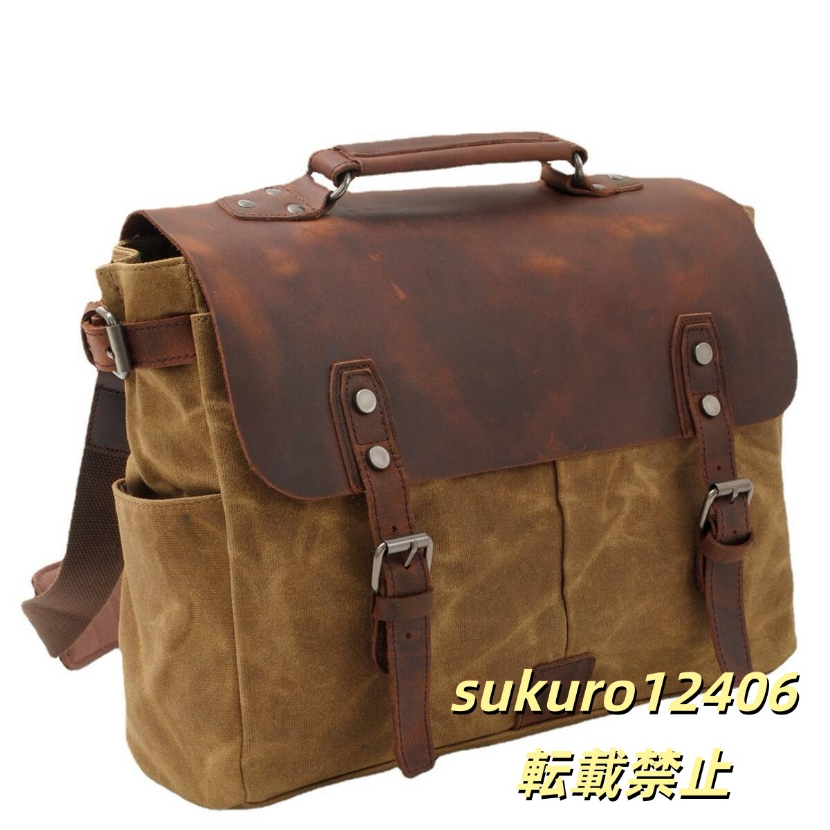 上質 バイクサイドバック レトロ 大容量 ベルト ショルダー サイドポーチ バイク レザー カバン 革