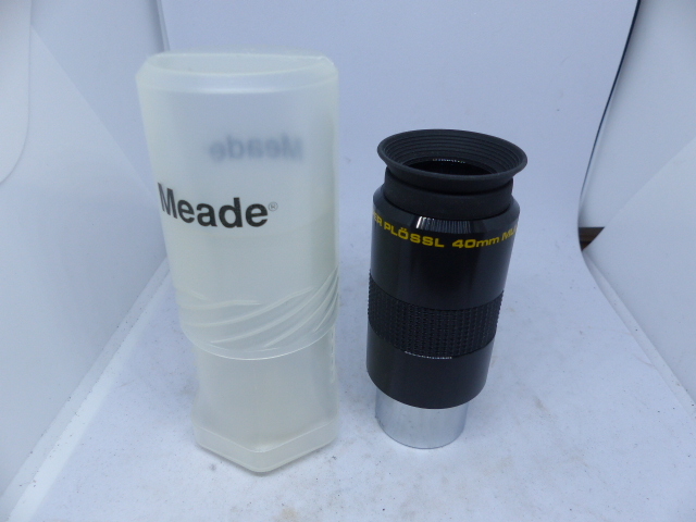 希少 日本製 MEADE 31.7 PL40㎜ アイピース ケース付 美品