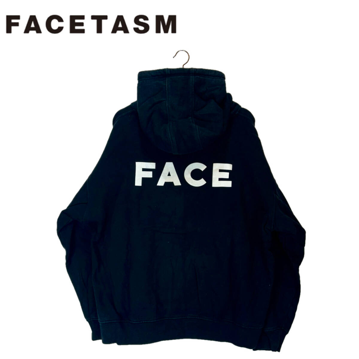 【名作】FACETASM オーバーサイズ スウェット ジップパーカー サイズ00 ファセッタズム 日本製 MS-SW-VS01 